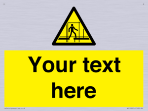 Custom Scaffold Incomplete Sign